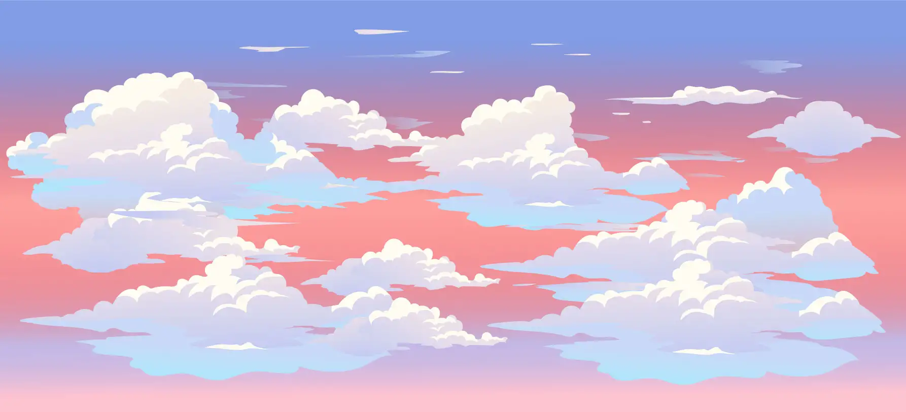 les nuages défilent