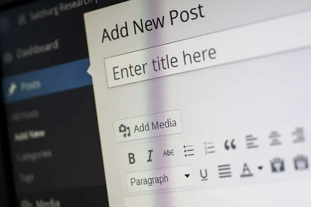 interface wordpress